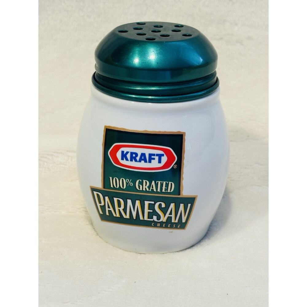 Kraft 100% Grated Parmesan Cheese Shaker Pizza Shaker Ceramic w/ Metal Lid